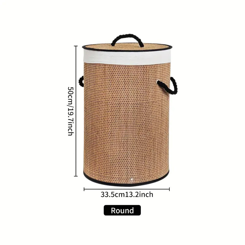 Bamboo Storage Laundry Baskets -  Wasilaah