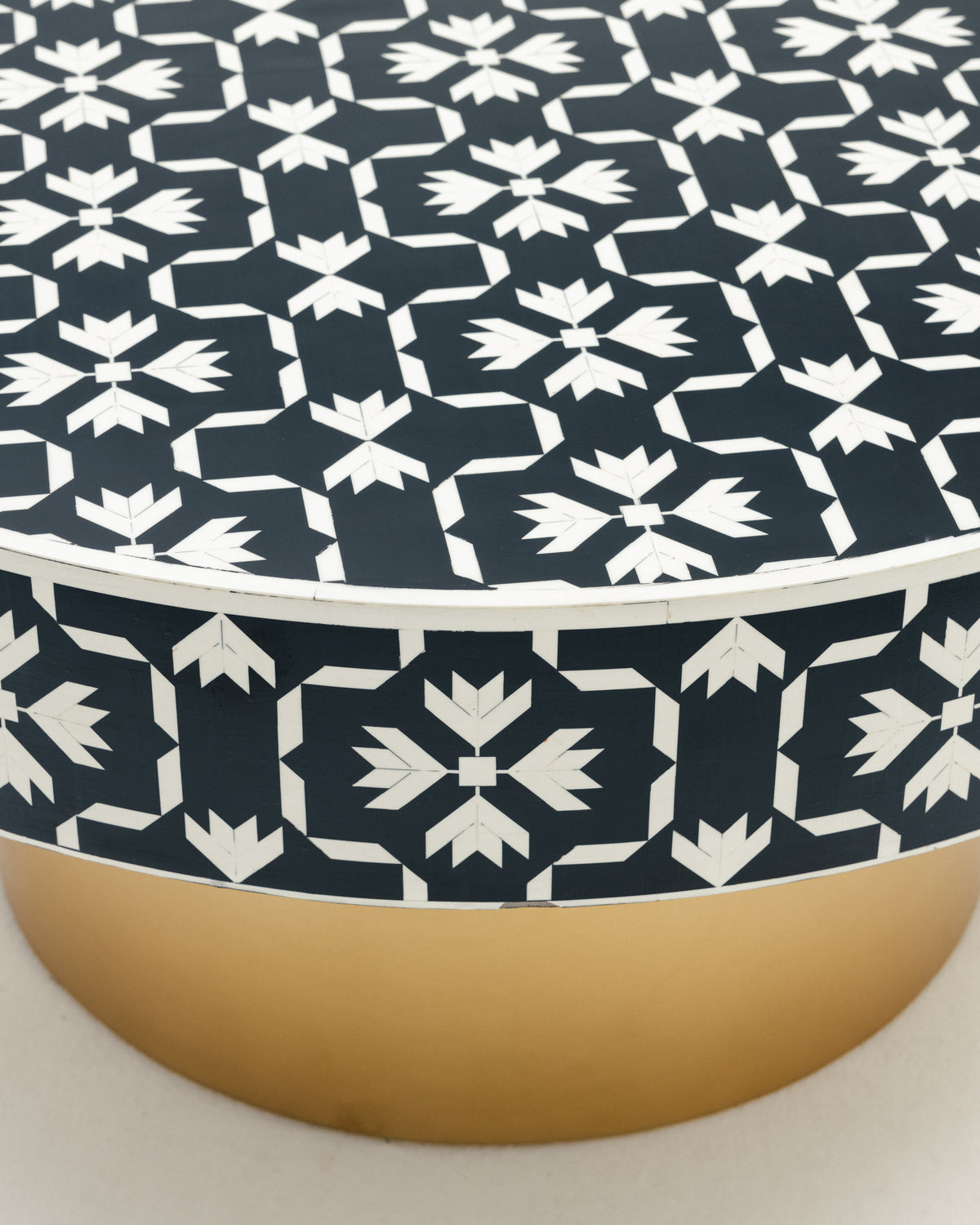 Black Inlay Coffee Table -  Wasilaah