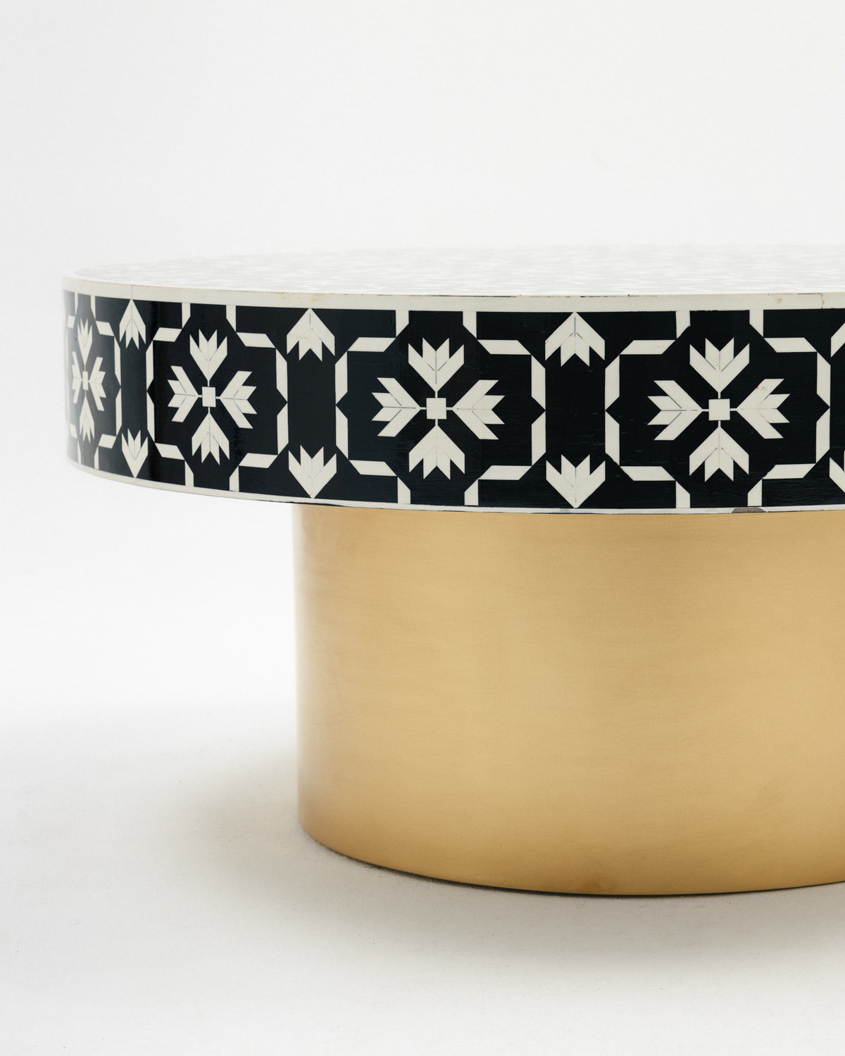 Black Inlay Coffee Table -  Wasilaah