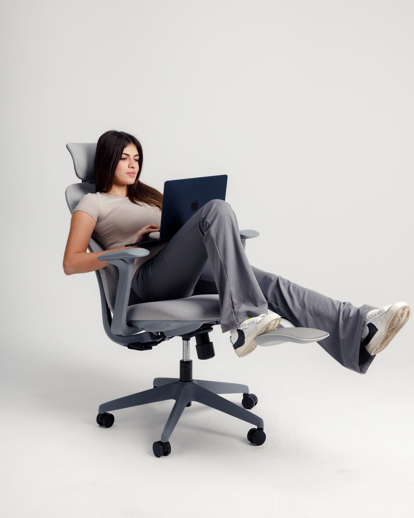 Grey Aura Ergonomic Chair