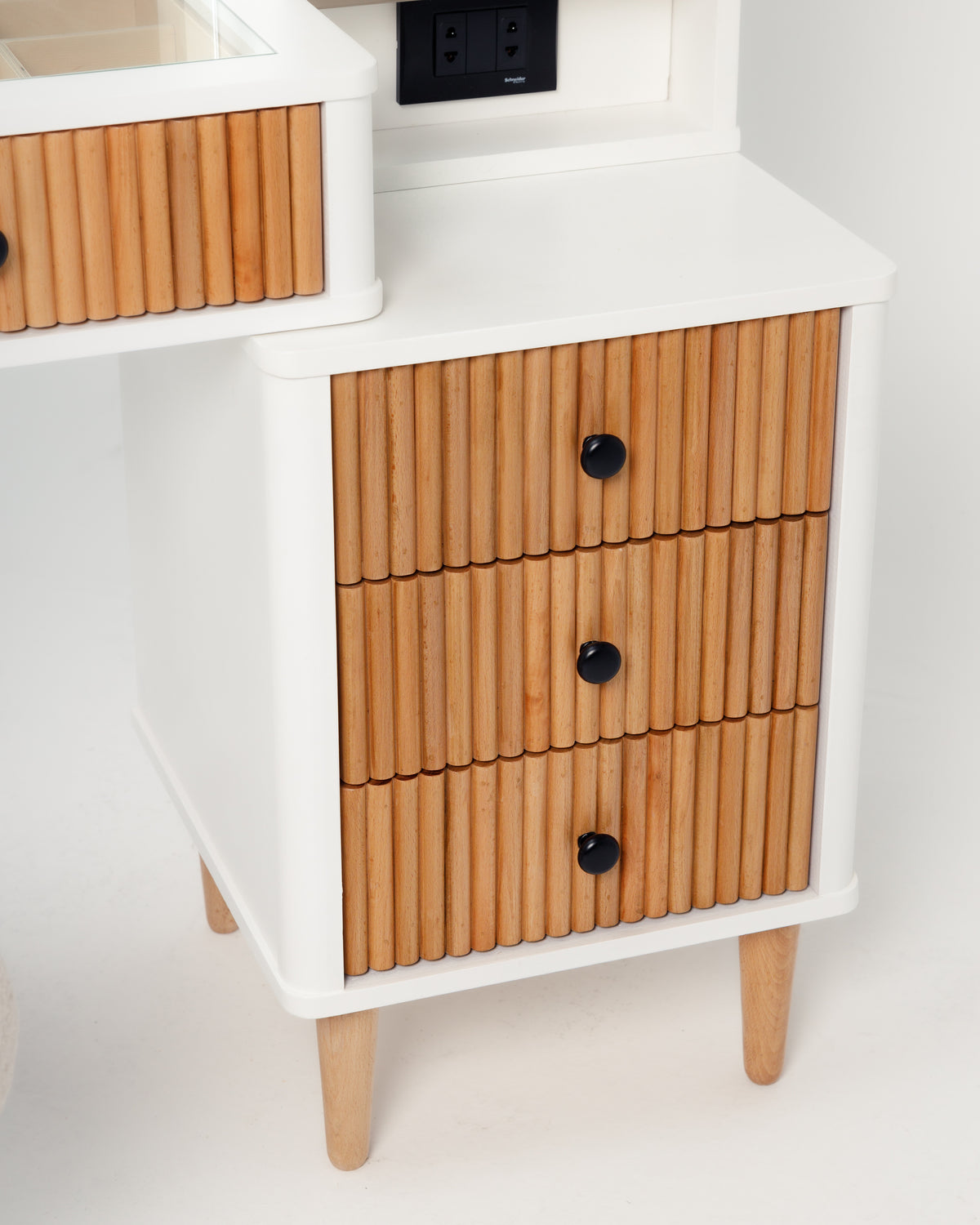 WHITE MUSE DRESSER -  Wasilaah