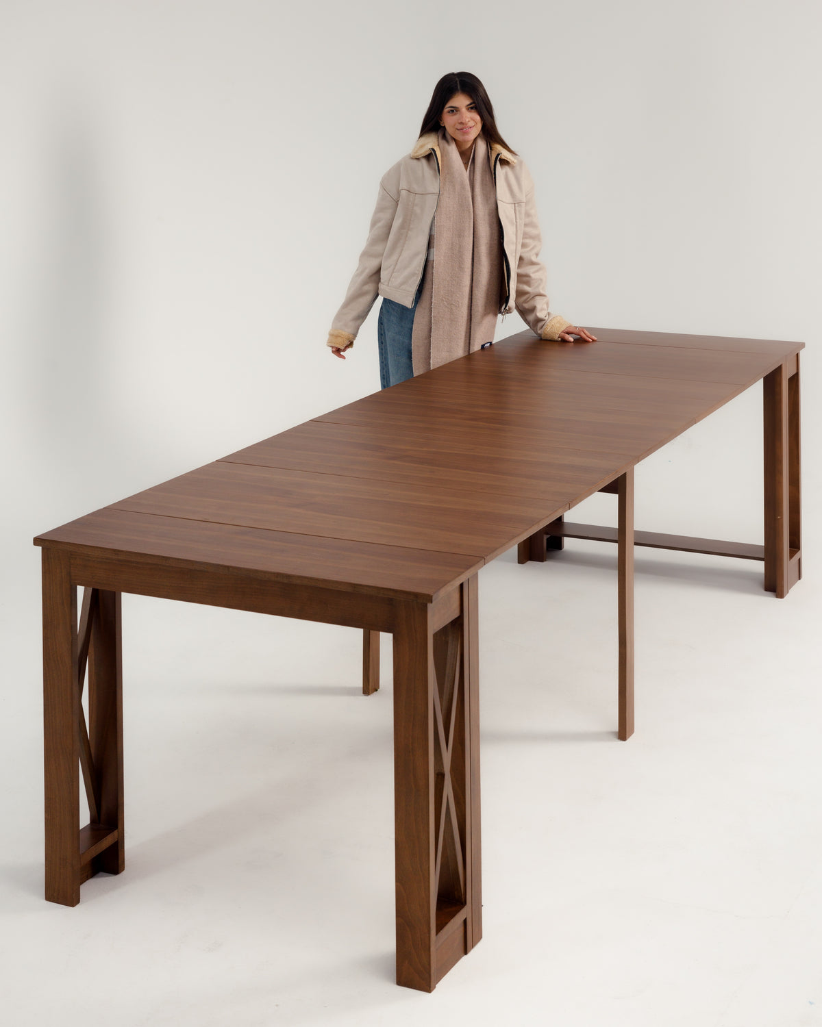 Walnut Transformer Table -  Wasilaah