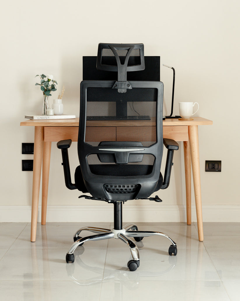 M5 Black Mesh Office Chair | Comfort for Long Workday – Wasilaah