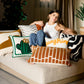 Zebra Tufted Cushion - Wasilaah