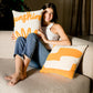 Yellow Spark Tufted Cushion - Wasilaah
