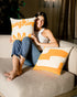 Yellow Spark Tufted Cushion - Wasilaah