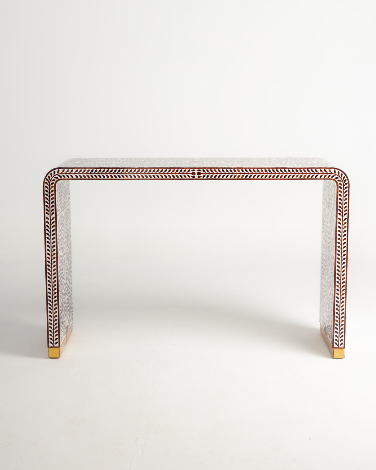 Floral Bone Inlay Console -  Wasilaah