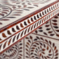 Floral Bone Inlay Console