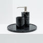 Black Marble Bathroom Set