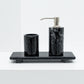 Black Marble Bathroom Set