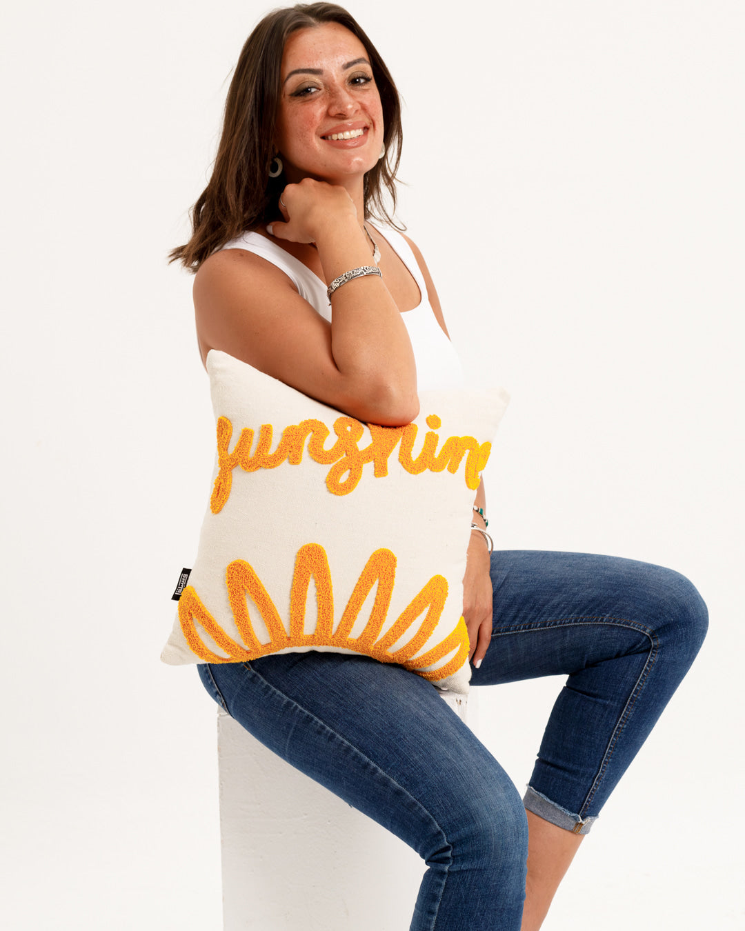 Sunshine Tufted Cushion - Wasilaah