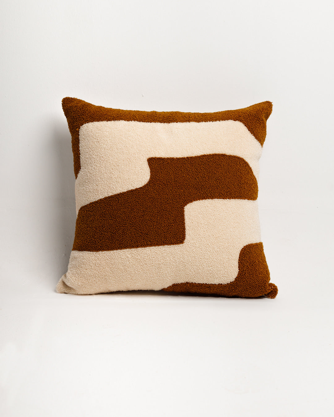 Brown Spark Tufted Cushion - Wasilaah
