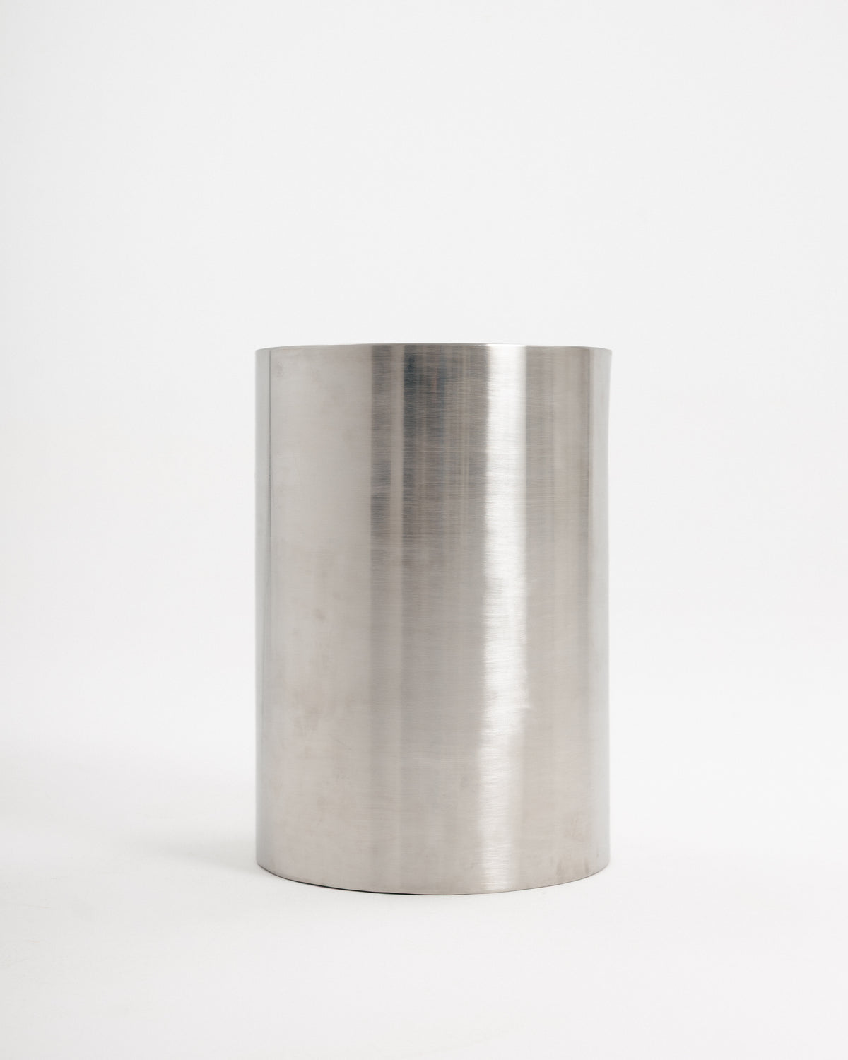 Brushed Stainless Steel Round Pot -  Wasilaah