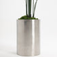 Brushed Stainless Steel Round Pot -  Wasilaah