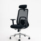 Black mesh office chair with ergonomic lumbar support – Wasilaah