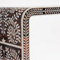 Brown Bone Inlay Console -  Wasilaah