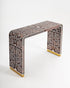 Brown Bone Inlay Console -  Wasilaah