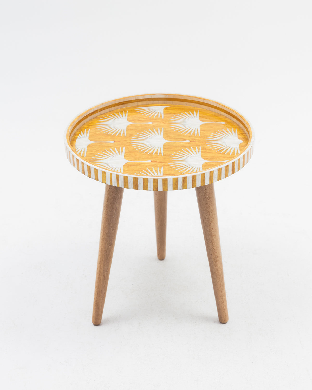Duck Inlay Side Table -  Wasilaah