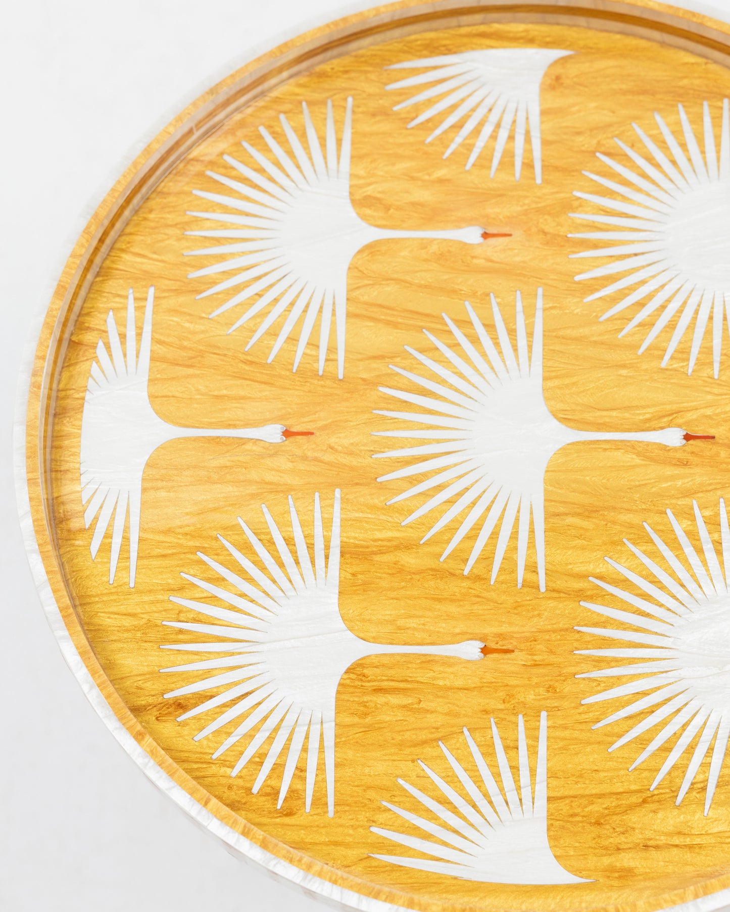 Duck Inlay Side Table