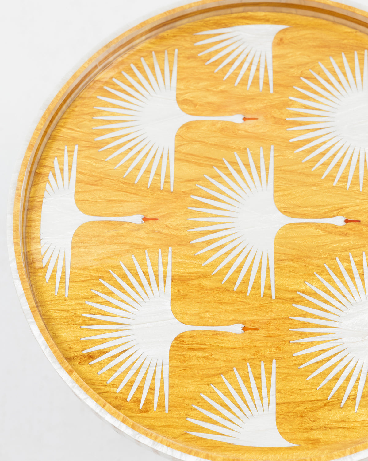 Duck Inlay Side Table -  Wasilaah