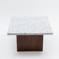 Marble Walnut Coffee Table