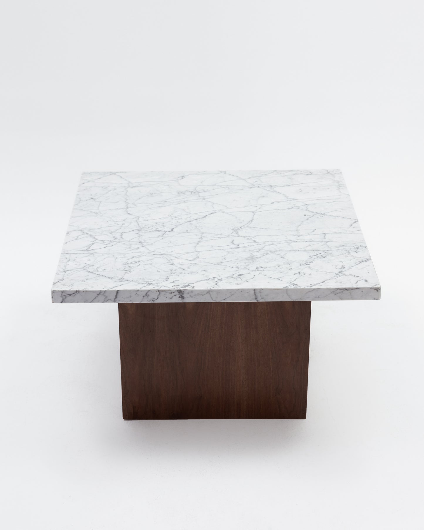 Marble Walnut Coffee Table