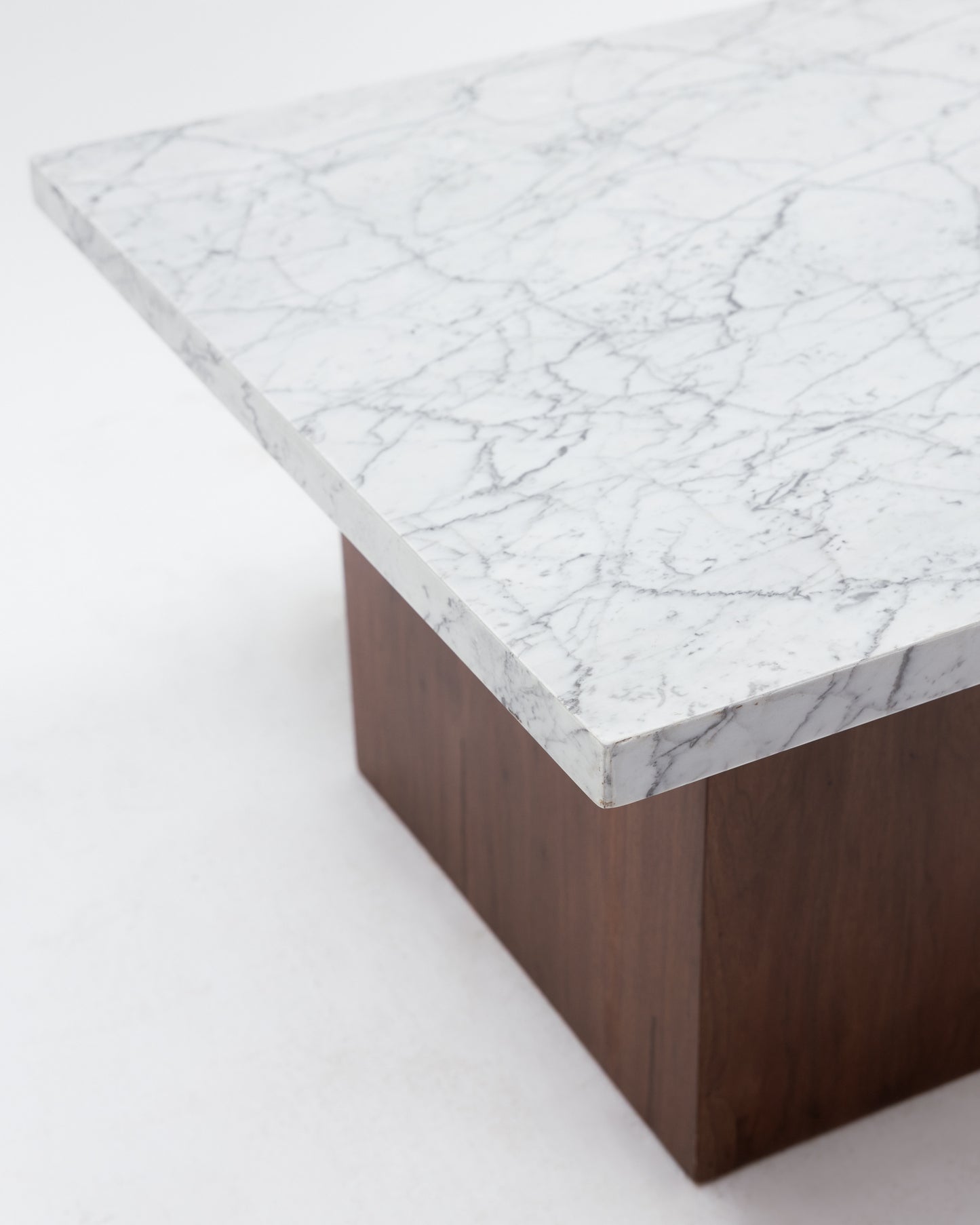 Marble Walnut Coffee Table