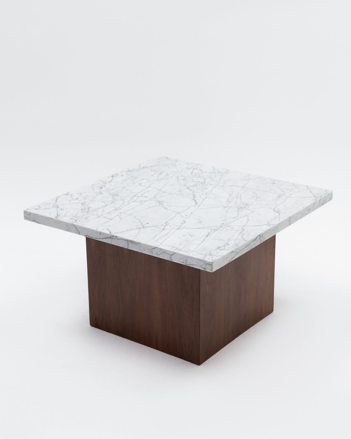 Marble Walnut Coffee Table -  Wasilaah
