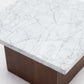 Marble Walnut Coffee Table