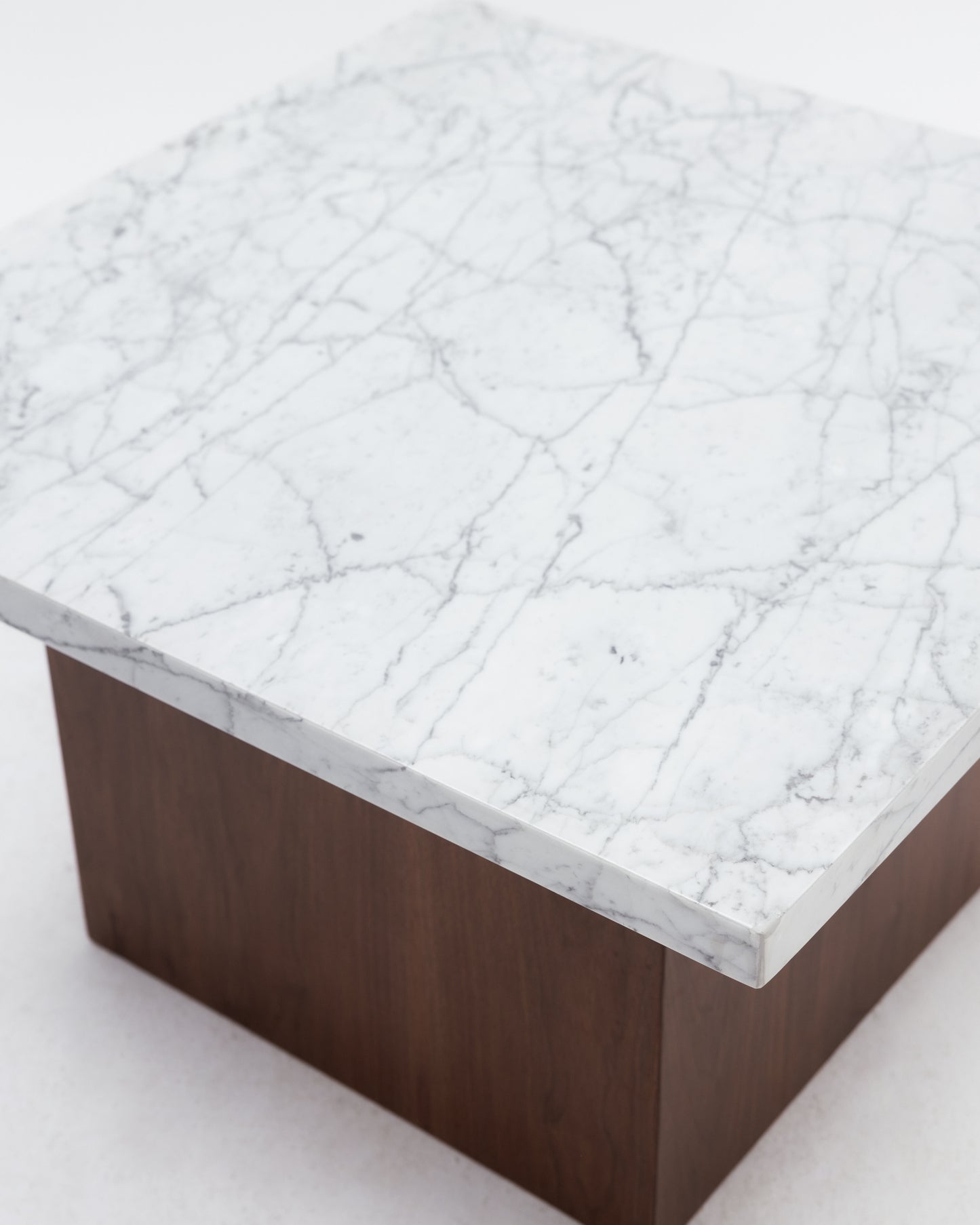 Marble Walnut Coffee Table