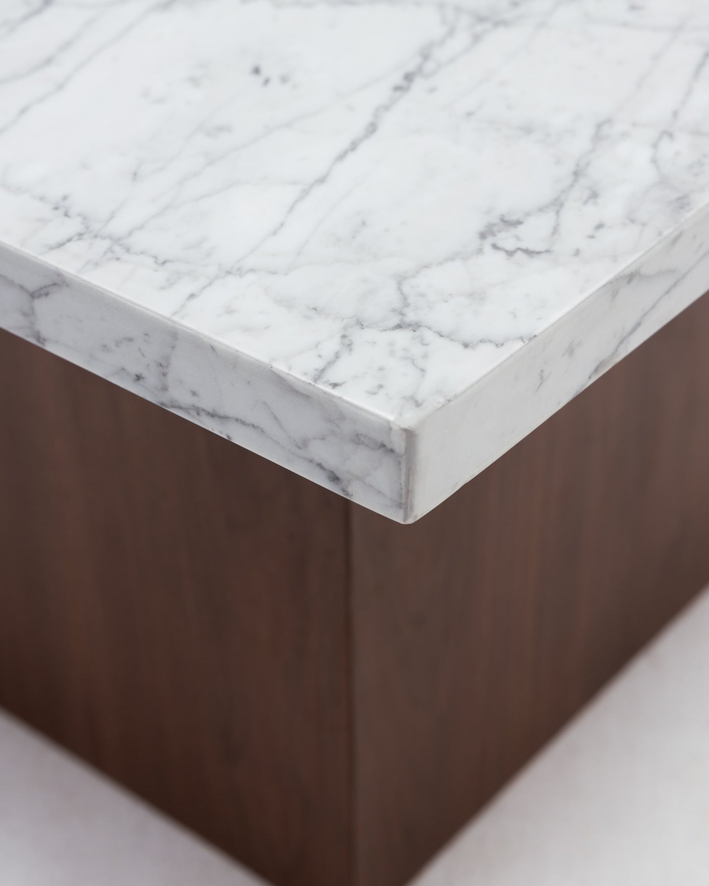 Marble Walnut Coffee Table