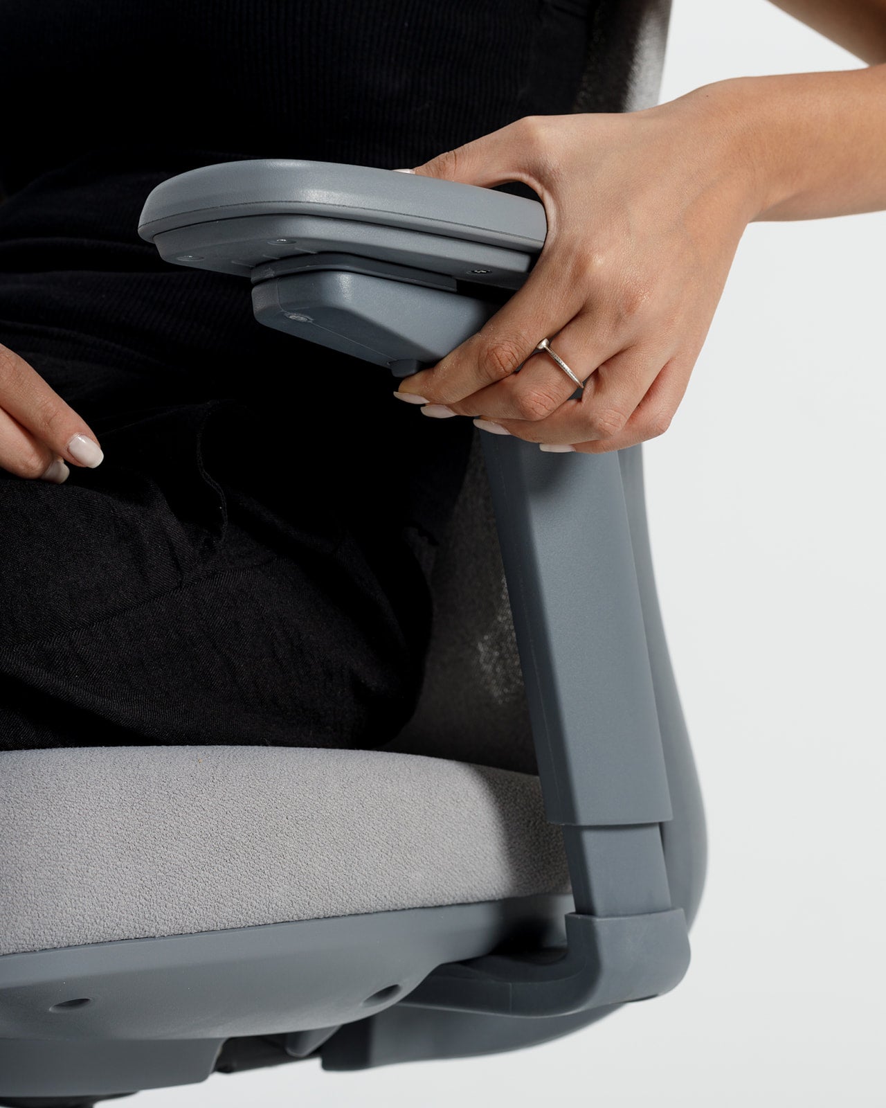 Grey Aura Ergonomic Chair