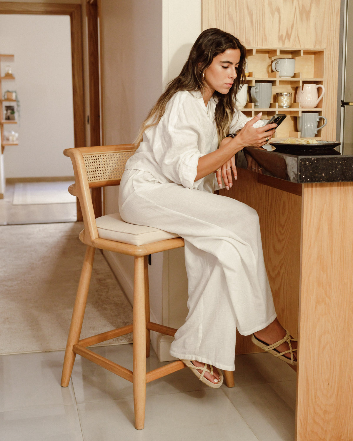 Trixie Rattan High Chair - Wasilaah