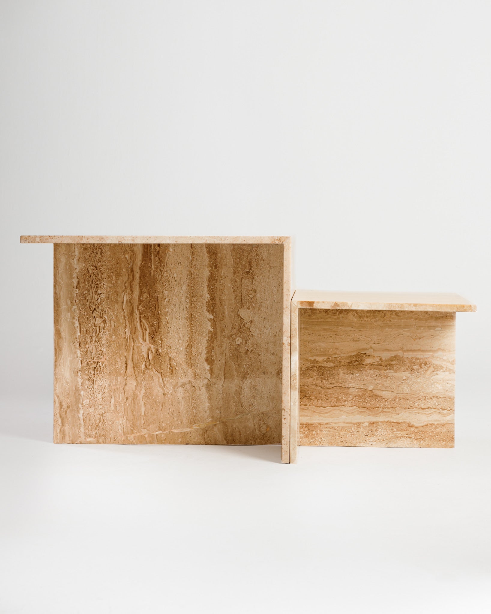 2-Piece Marble coffee table - Wasilaah