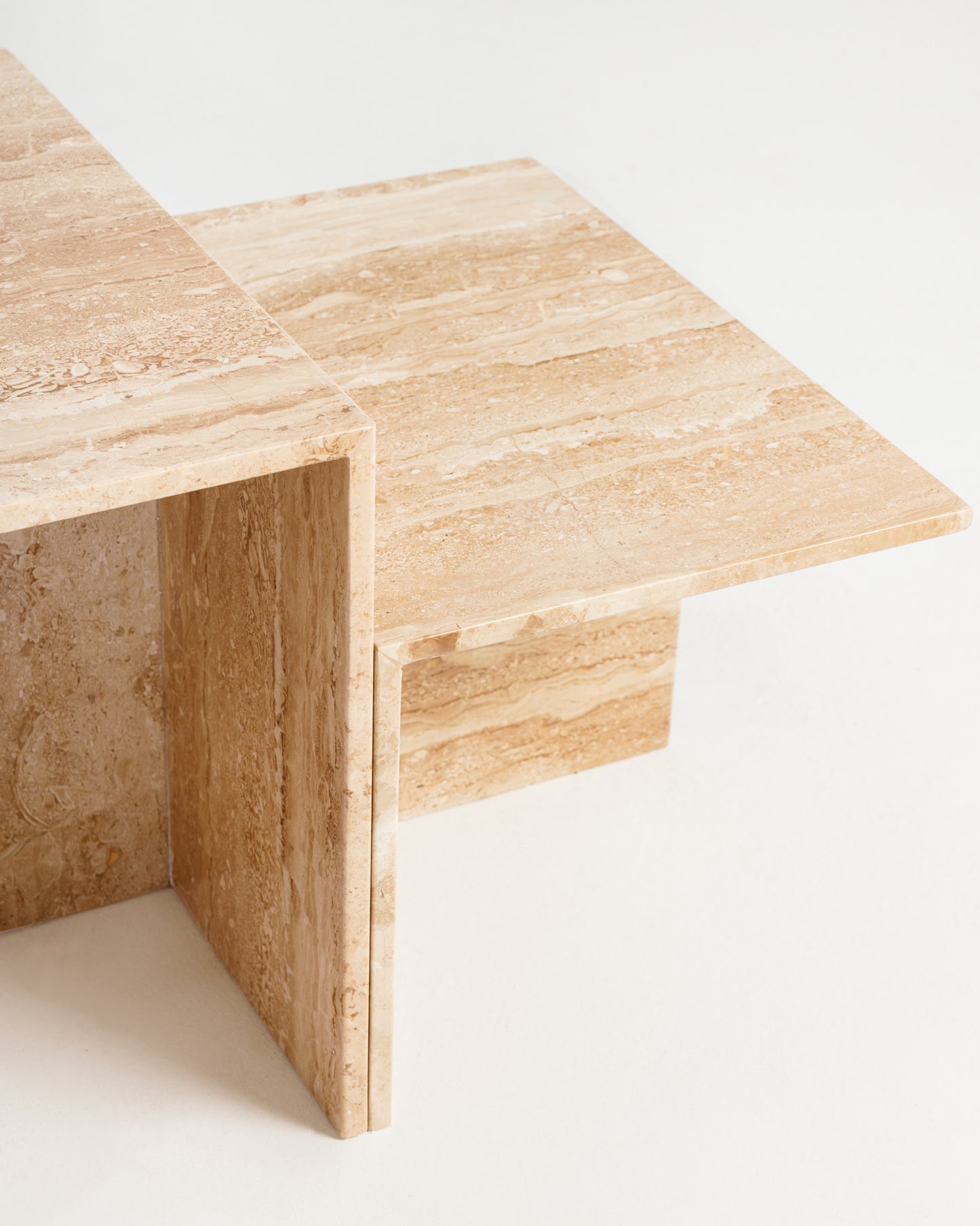 2-Piece Marble coffee table - Wasilaah