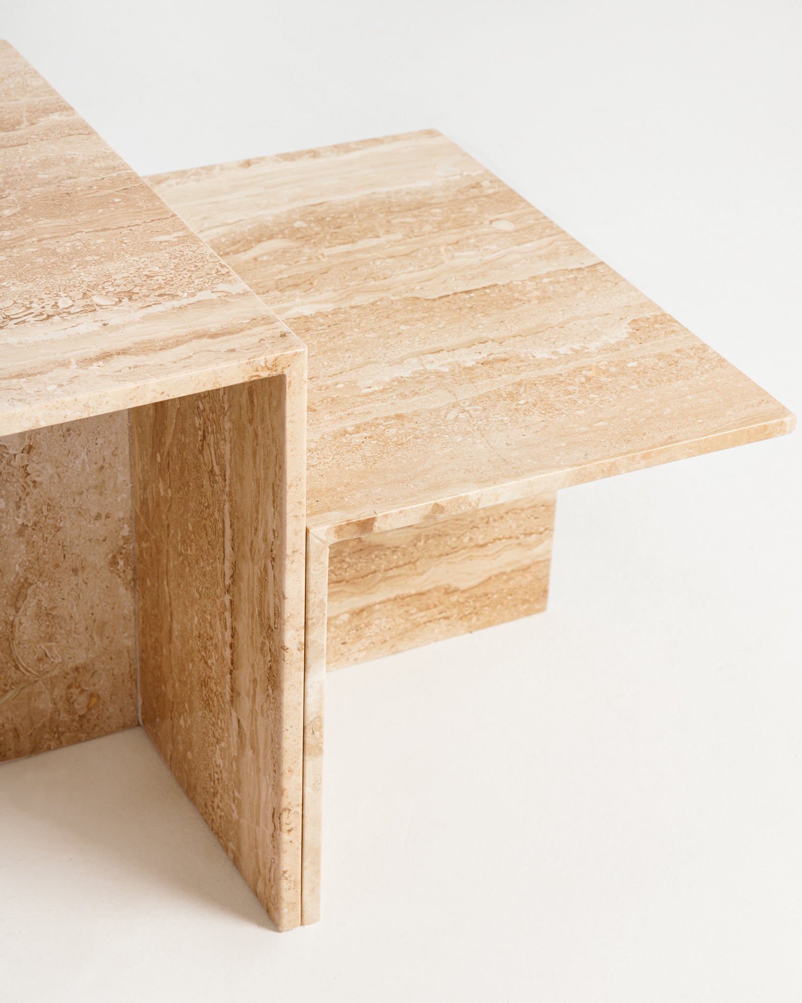 2-Piece Marble coffee table - Wasilaah