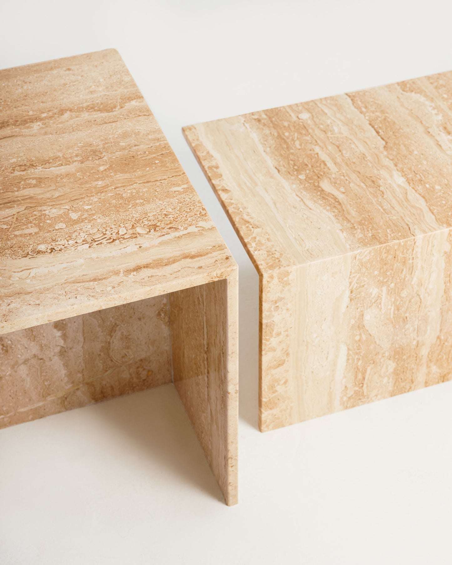 2-Piece Marble coffee table - Wasilaah