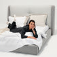 Haven Grey Bed | Premium Modern Bed Furniture