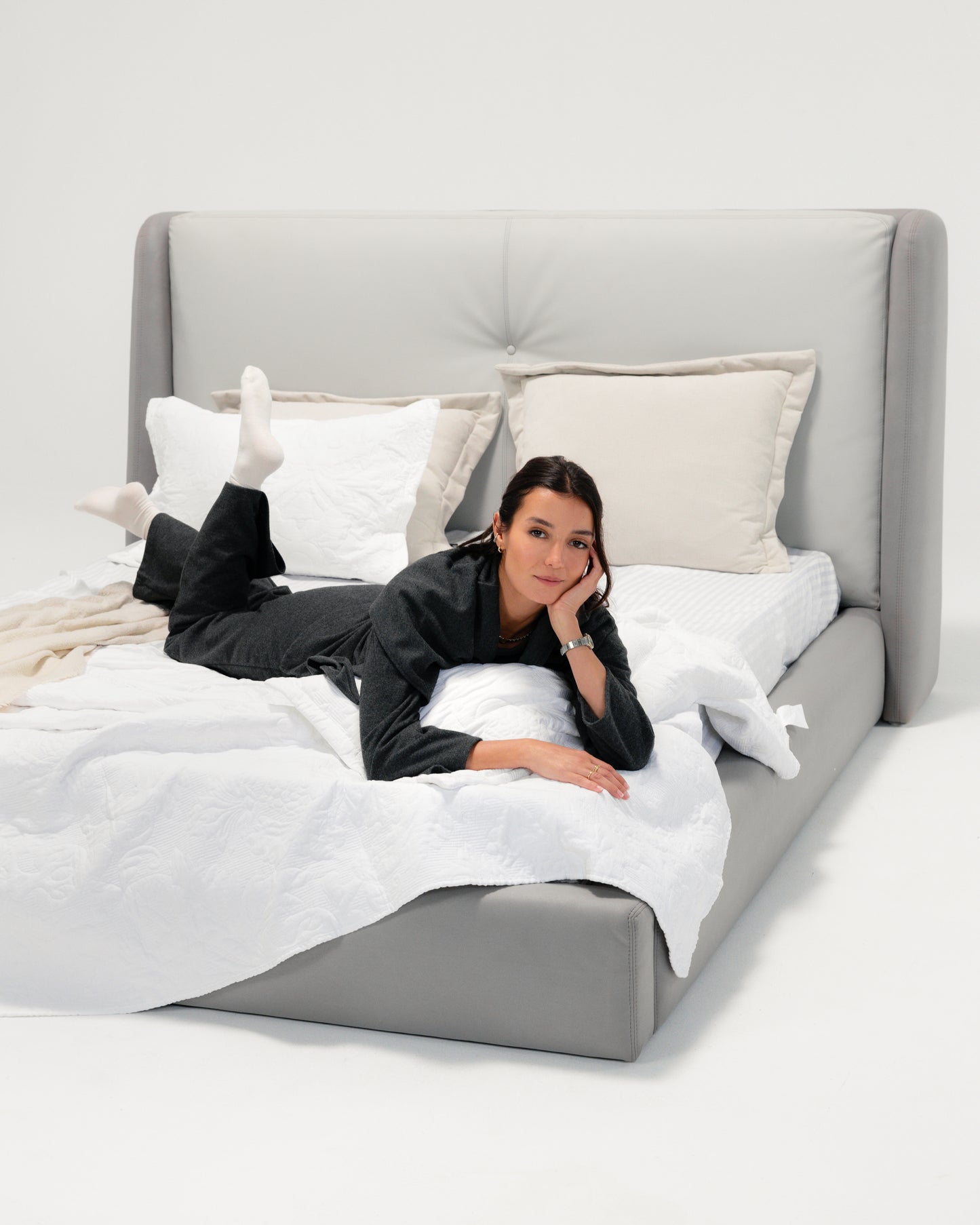 Haven Grey Bed | Premium Modern Bed Furniture