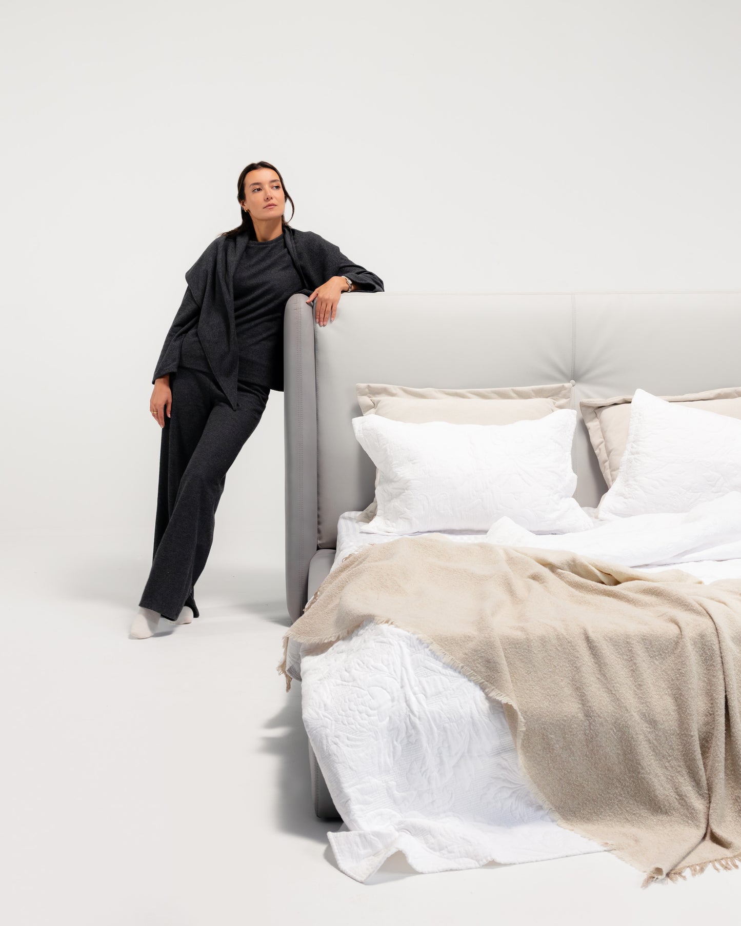 Haven Grey Bed | Premium Modern Bed Furniture