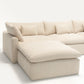 Cloud L-Shape Sofa – Luxury Sectional Sofa with Microfiber and Latex Filling | Wasilaah