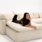 Cloud L-Shape Sofa – Luxury Sectional Sofa with Microfiber and Latex Filling | Wasilaah