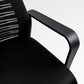 Black mesh chair with head rest