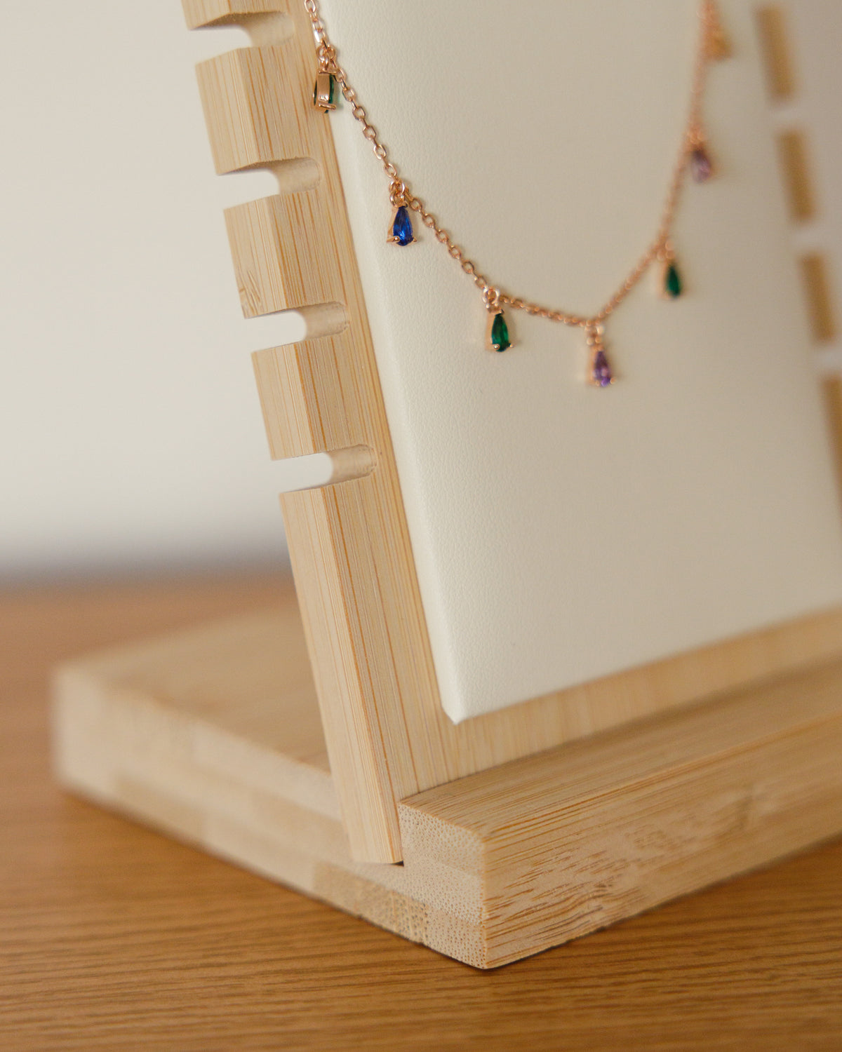Jewelry Tabletop Bamboo Stand -  Wasilaah