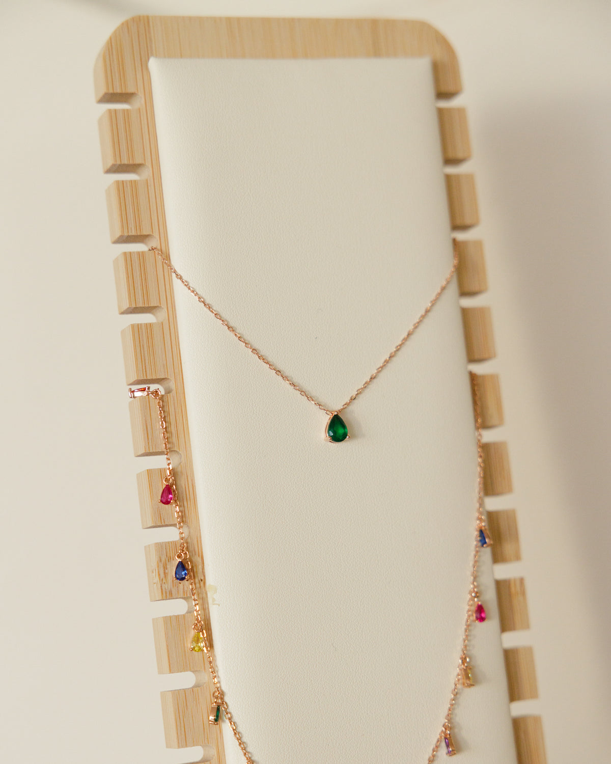 Jewelry Tabletop Bamboo Stand -  Wasilaah