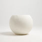 White Round Fiber Pot