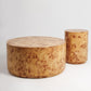 Burlwood Round Side Table