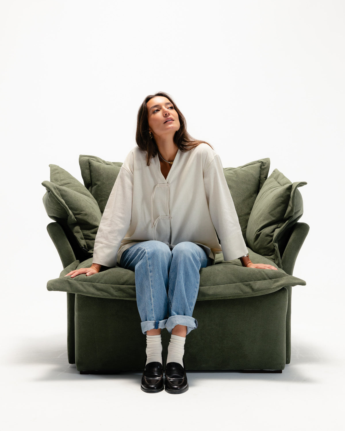 Green Song Love Seat -  Wasilaah