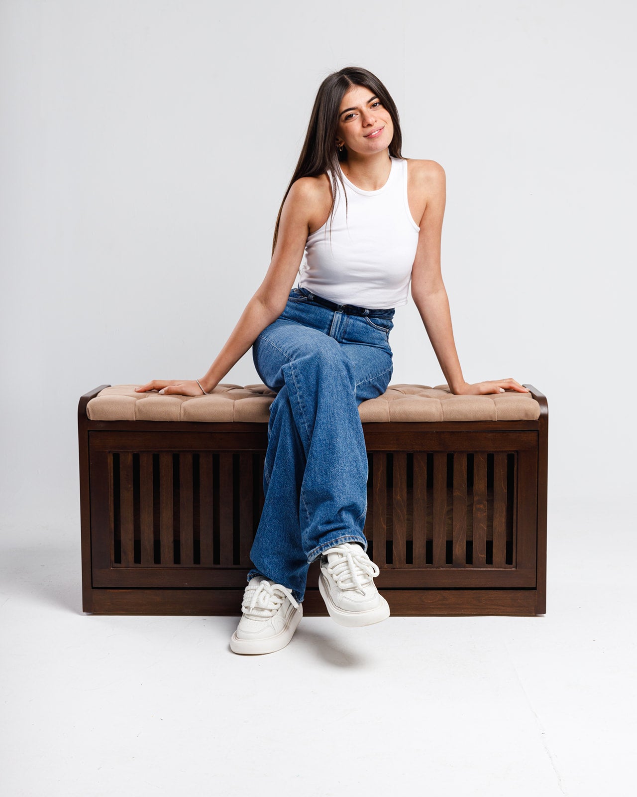 Secret Shoe Storage Bench -  Wasilaah