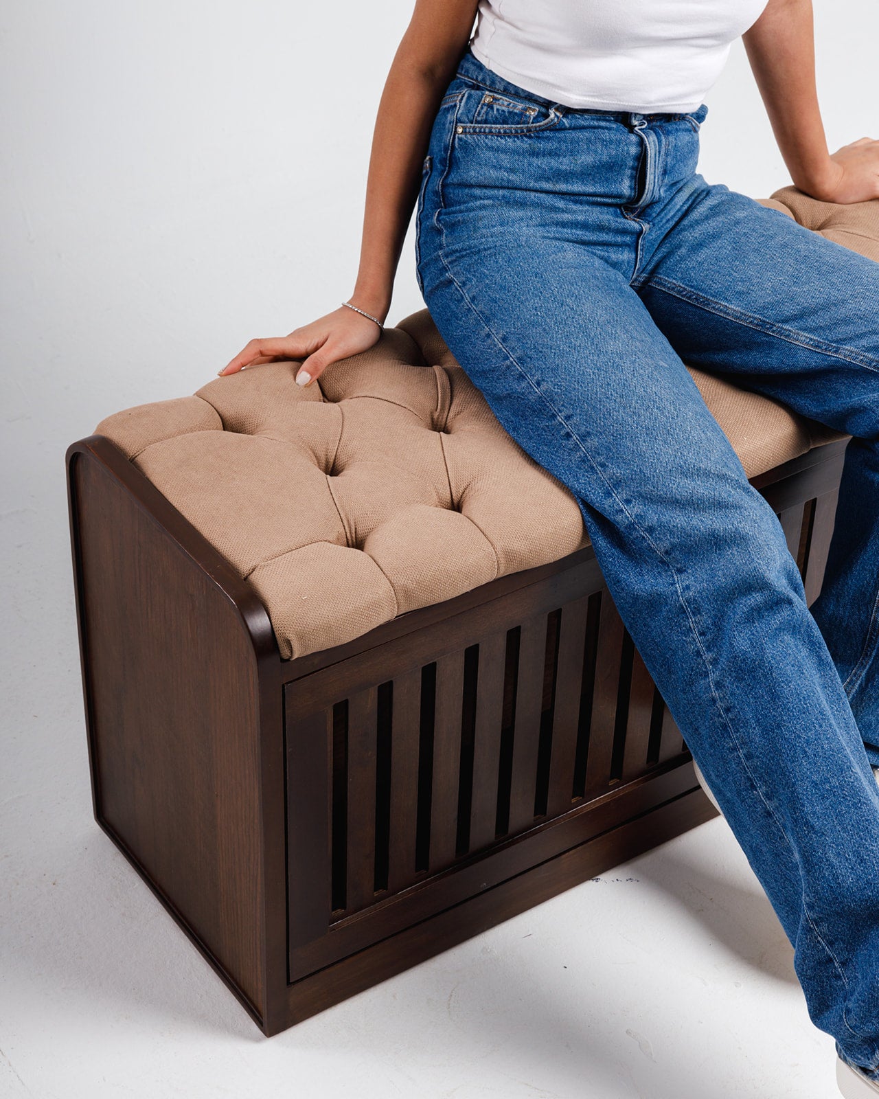 Secret Shoe Storage Bench -  Wasilaah